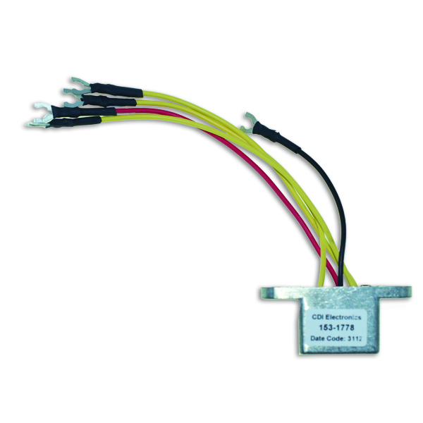 Cdi Elec. Johnson Evinrude Rectifier - 4-60HP - Jännitteensäätimet - D186044 - 1