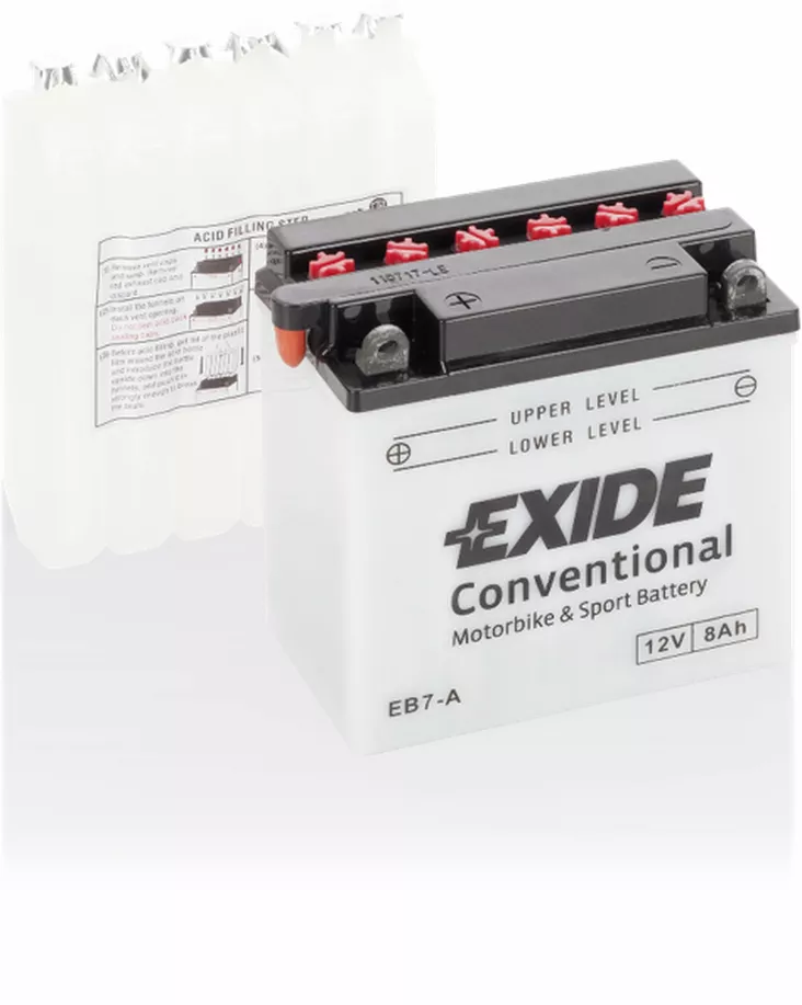 Exide akku EB7-A - Akut - D548184 - 1