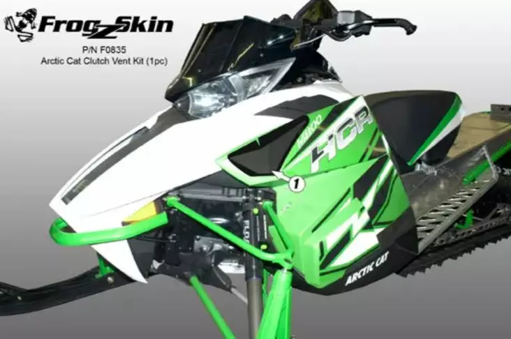 Frogzskin Arctic Cat FXF.M Clutch Vent Kit 2012- (1pc) - Moottorikelkan ilmastointikalvot - D148304 - 1