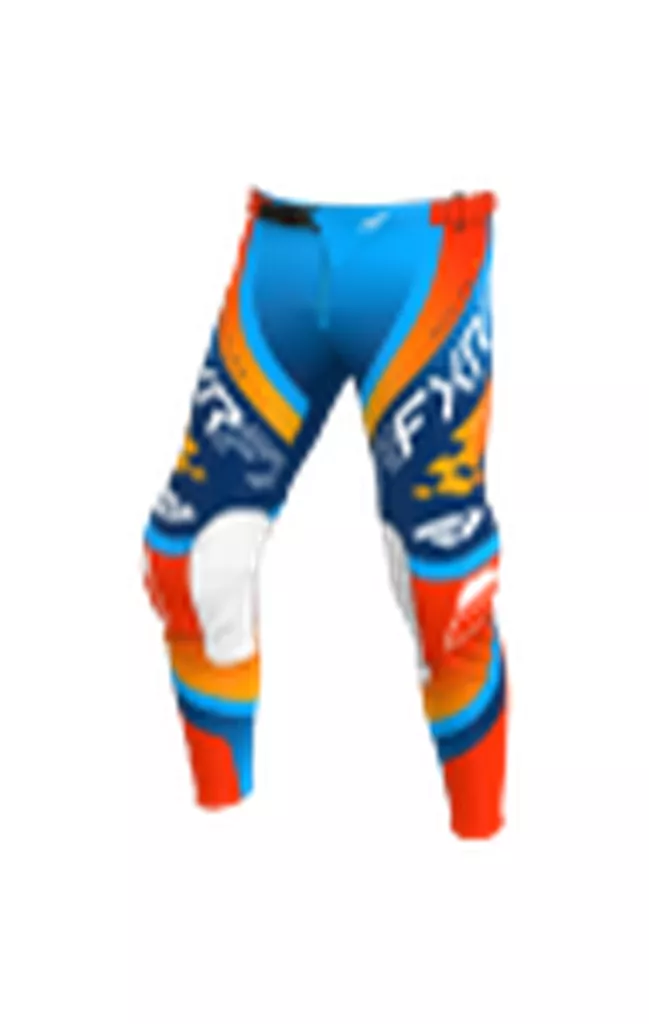 FXR Housut Yth podium mx 27 slate/sky/nuke - Motocross housut MX - D550264 - 1
