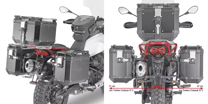 GIVI RAPID RELEASE SIDE CASE HOLDER - Moottoripyörän laukkujen kiinnityssarjat - D355084 - 1