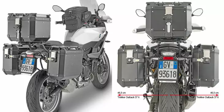 GIVI RAPID RELEASE SIDE CASE HOLDER - Moottoripyörän laukkujen kiinnityssarjat - D403844 - 1