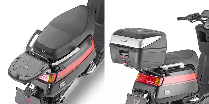 Givi REAR RACK MONOLOCK/MONOKEY NIU NQI 19-21 - Moottoripyörän laukkujen kiinnityssarjat - D417544 - 1
