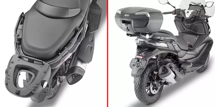 Givi Specific rear rack VOGE SR4 350 (22) - Moottoripyörän laukkujen kiinnityssarjat - D485524 - 1