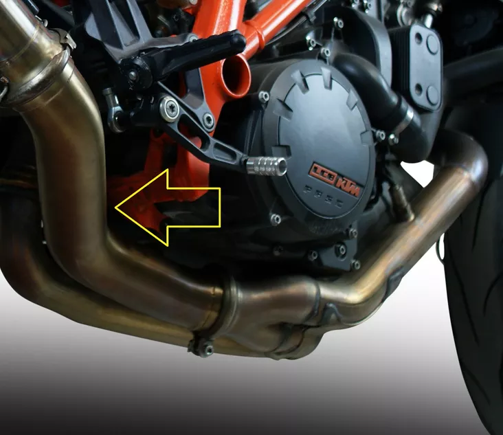 GPR KtmSuper Duke 1290 GT 2016/2021 e4 DECATALIZZATORE DE - Moottoripyörän väliputket - D519384 - 1