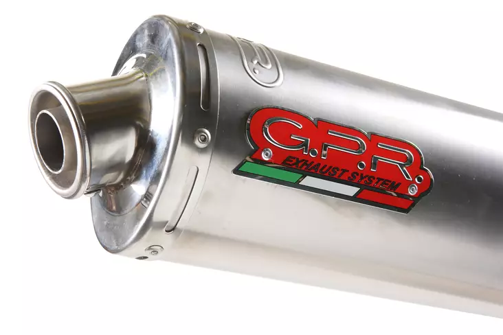 GPR Suzuki Gsx-R 1000 2001/02 EC-Approv. bolt-on silencer Inox Tondo / Round - Moottoripyörän äänenvaimentimet - D422364 - 1