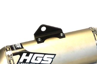 HGS Mounting kit 4-stroke silencer kxf 450 2019> - Moottoripyörän äänenvaimenninkiinnikkeet - D366124 - 1