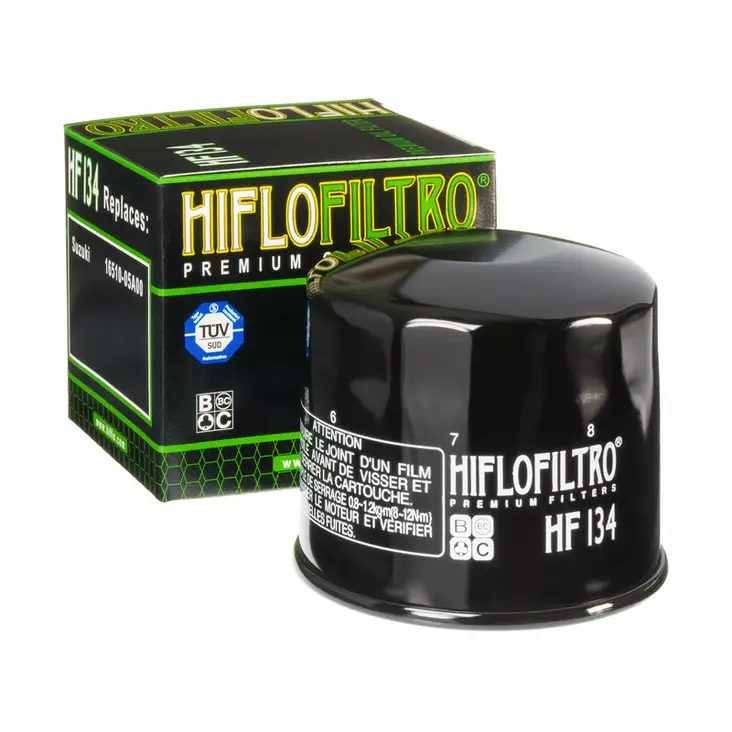 HiFlo öljynsuodatin HF134 - Moottoripyörän öljynsuodattimet - D59084 - 1