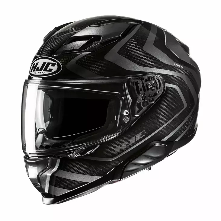HJC Kypärä F71 Carbon Nevio Musta/Harmaa MC5 - Umpikypärät - D504304 - 1