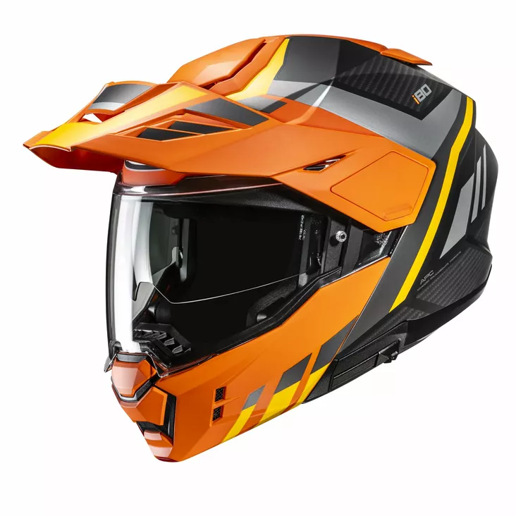 HJC Kypärä i80 Imes Harmaa/Musta/Punainen MC1SF - Adventure-kypärät - D524974 - 1