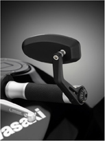 Hyper Bar End Peilipari Musta - Moottoripyörän peilit - D105174 - 1