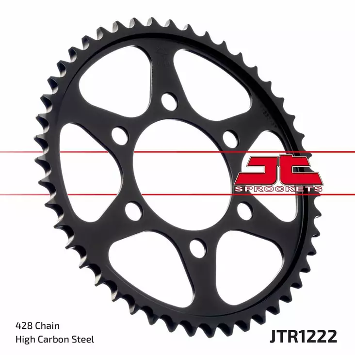 JT Rear Sprocket JTR1222.48 - Moottoripyörän eturattaat - D499644 - 1