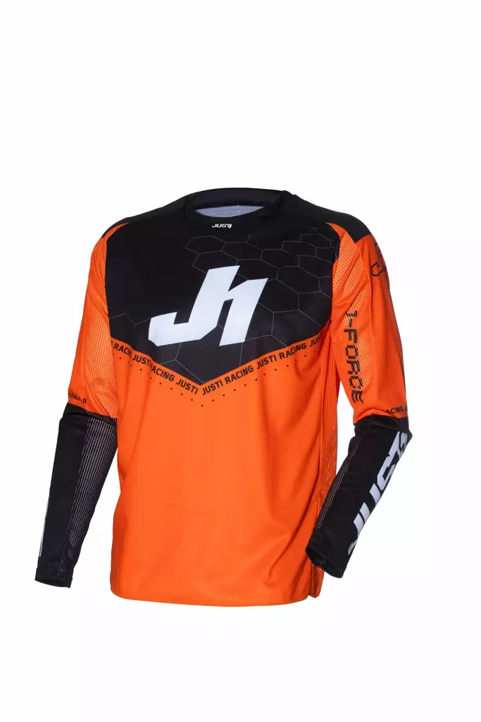 Just1 Paita J-Force Hexa Oranssi/Musta - Motocross paidat MX - D444944 - 1