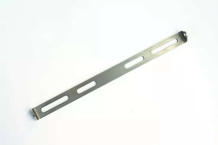 Kellermann Mounting Panel stainless steel 204 mm - Moottoripyörän vilkut - D438854 - 1