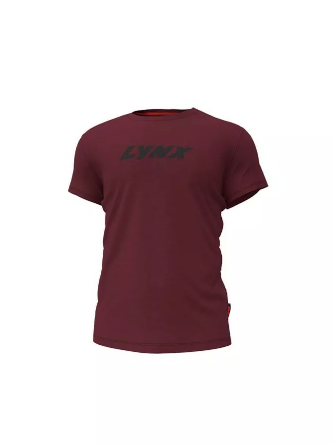 Lynx Signature T-Shirt Men's Wine - Lynx Vapaa-aika - 136534 - 1