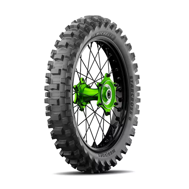 Michelin Starcross 6 Medium Soft 120/80-19 M/C 63M TT Re - Renkaat, Crossi - D440084 - 1