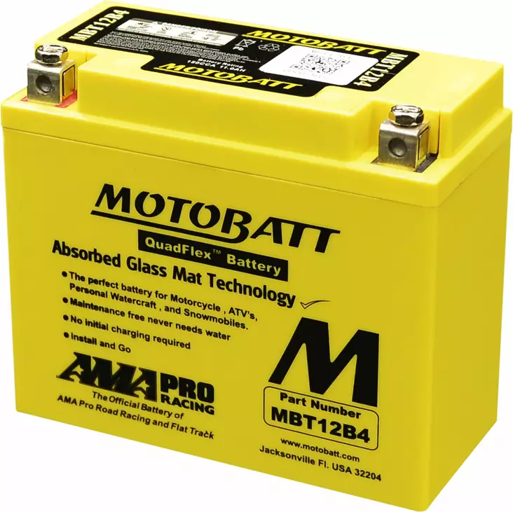 Motobatt MBT12B4 akku - Akut - D156164 - 1