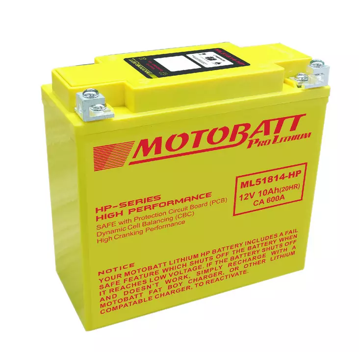 Motobatt Litium akku ML51814-HP - Akut - D247584 - 1