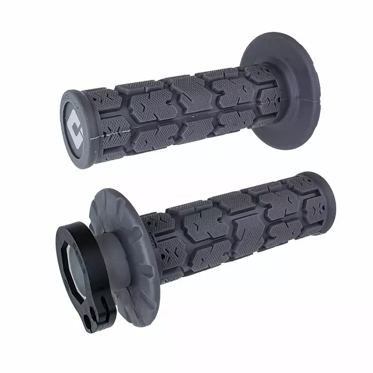 ODI ROGUE Off-Road Lock-On Grip Set Graphite - Moottoripyörän kahvakumit - D509904 - 1