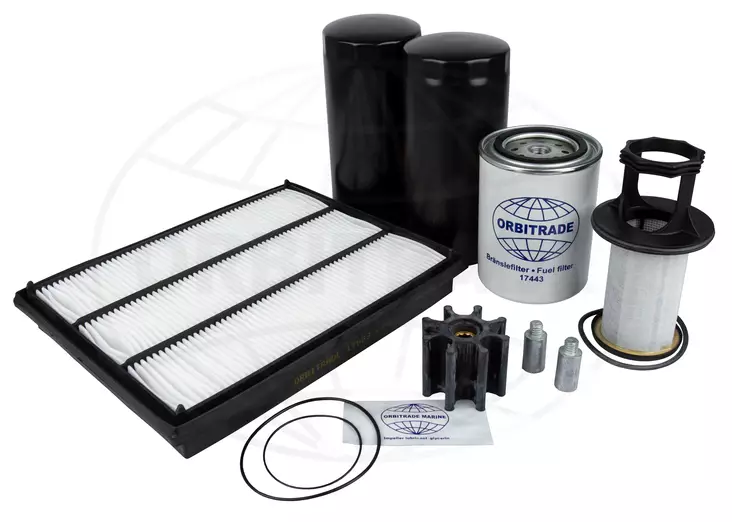 Orbitrade Huoltosarja D4 - Veneen Sisäperämoottorin osat - D183214 - 1