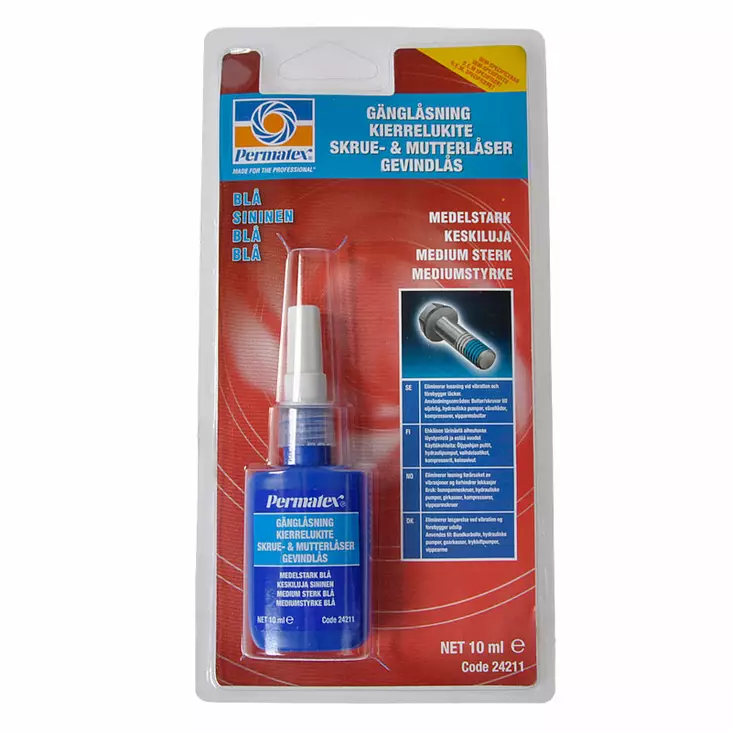 Permatex Kierrelukite Keskiluja 10ml - Hoitoaineet - D484084 - 1