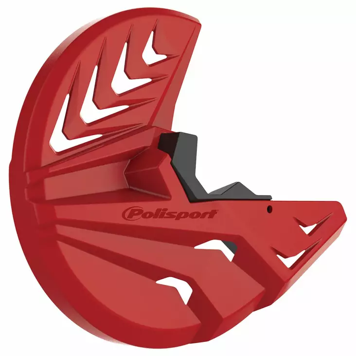 Polisport Disk with bottom fork prot Honda CRF450R(10-14) red cr04/black (8) - Moottoripyörän haarukansuojat - D344254 - 1