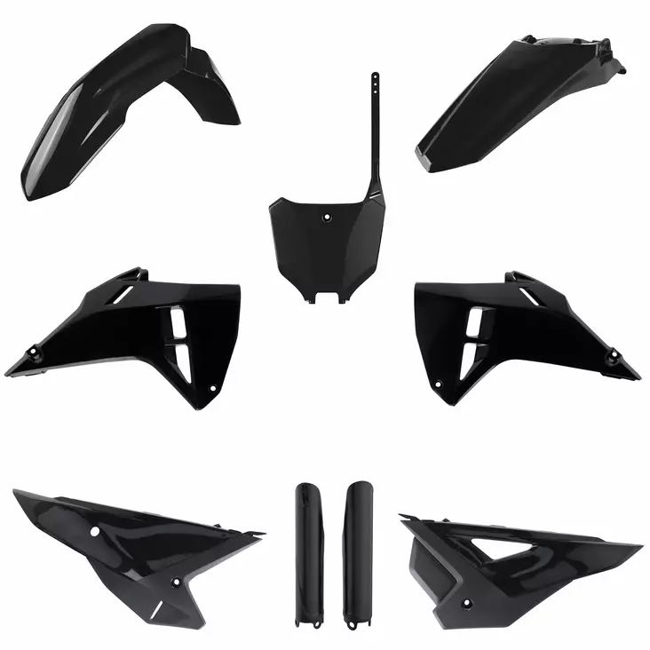 Polisport Full Kit CRF450R 25-.. CRF250R 25-.. Black (1) - Moottoripyörän muovisarjat - D512314 - 1
