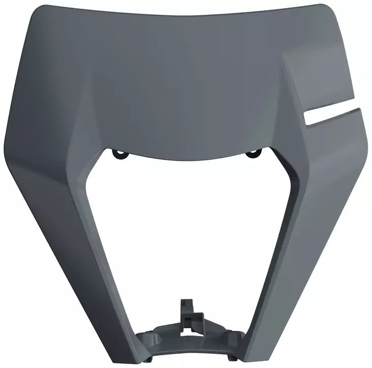 Polisport Headlight mask KTM EXC/EXC-F/XC-W/XCF-W (17-19) Nardo Grey (12) - Moottoripyörän valomaskit - D345394 - 1