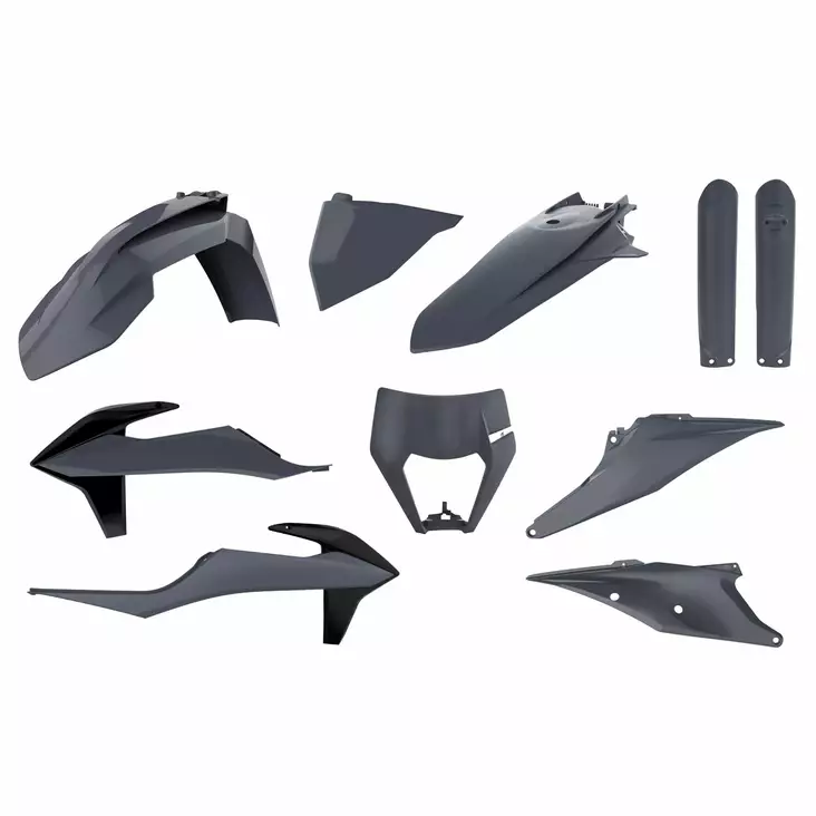 Polisport kit enduro standard KTM EXC/EXC-F (20-23) Nardo Grey (1) - Moottoripyörän muovisarjat - D343624 - 1