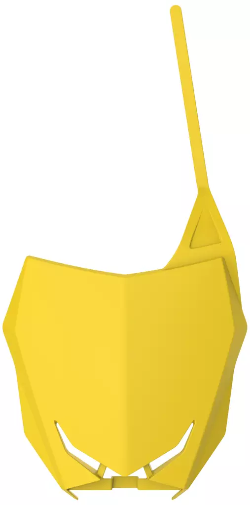 Polisport Number Plate Suzuki RM125/250(01-08) restyling RMZ(19) style Yellow (1 - Moottoripyörän numerokilvet - D345724 - 1