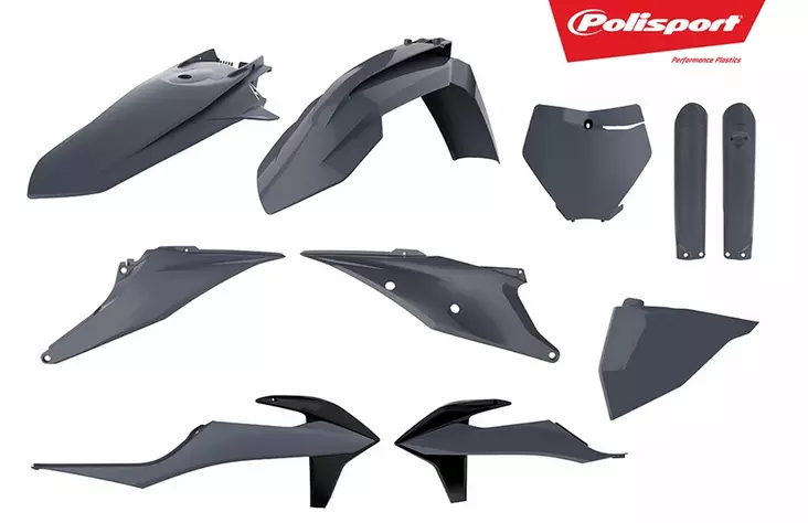 Polisport plastic kit SX/SX-F 2019-22 Nardo harmaa (1) - Moottoripyörän muovisarjat - D289744 - 1