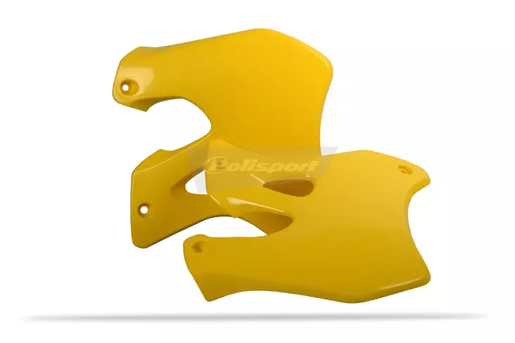 Polisport radiator scoops Suzuki RM125/250(96-98) OEM color yellow (14) - Moottoripyörän jäähdyttimen suojat - D345674 - 1