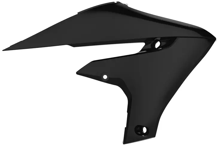 Polisport radiator scoop Yamaha YZ450F 18-22 YZ250F 19-23 Black - Moottoripyörän jäähdyttimen suojat - D344754 - 1