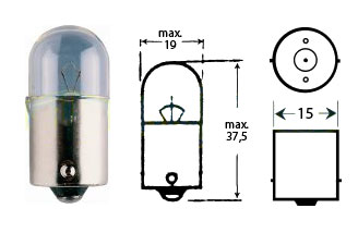Polttimo 6v 5w Ba15s - Polttimot - D495164 - 1