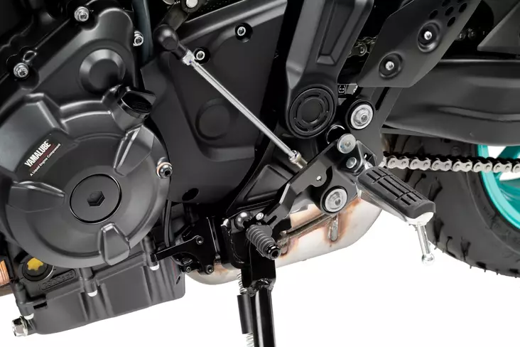Puig Adjustable Gear Shift Pedal Yamaha Mt-07/Xsr700/Tr - Moottoripyörän vaihdepoljin - D510794 - 1