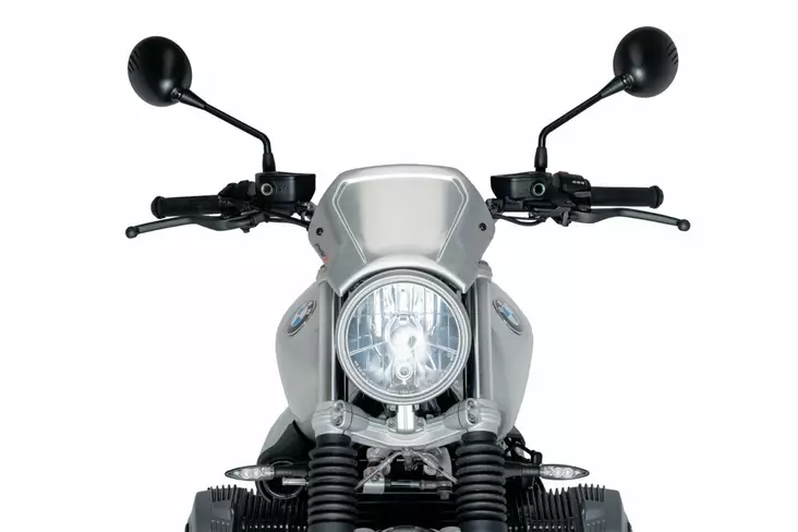 Puig Aluminium Front Plate For Bmw R Nine T C/Alumini - Moottoripyörän katteet & tuulenohjaimet - D336874 - 1
