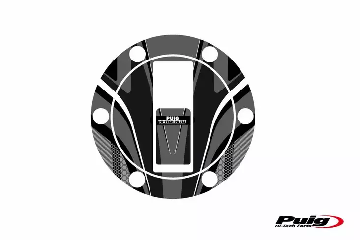Puig Fuel Cap Cover Radical Aprilia/Cagiva/Triumph - Moottoripyörän tarrasarjat - D299454 - 1