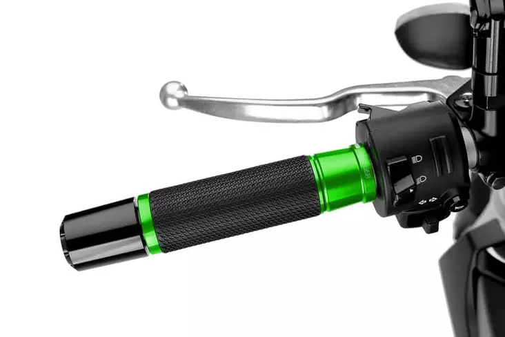 Puig Grips By Pair Puig Hi-Tech Ascent C/Green - Moottoripyörän kahvakumit - D299544 - 1