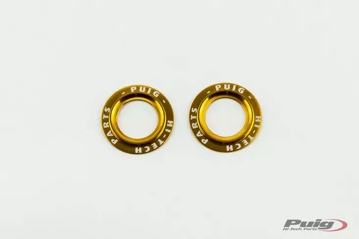 Puig Kit Rings Anodized Front Fork-Swing Arm Protector - Moottoripyörän kaatumatapit - D337404 - 1