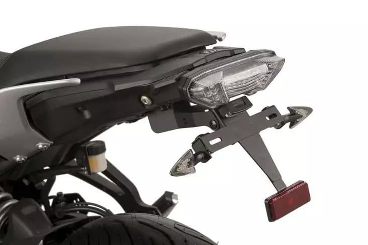 Puig License Support Yamaha Mt-07 Tracer 16'-18' C/Blac - Moottoripyörän kilven kiinnikket - D302134 - 1
