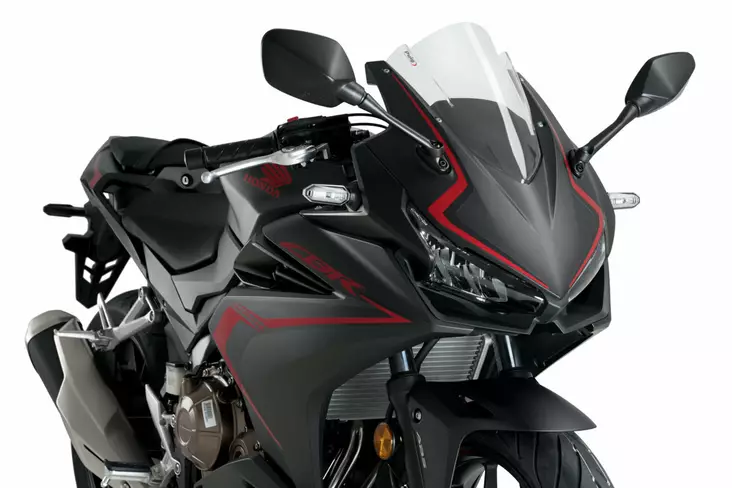 Puig Racing Screen Honda Cbr500R 19'- C/Clear - Moottoripyörän tuulisuojat - D337664 - 1
