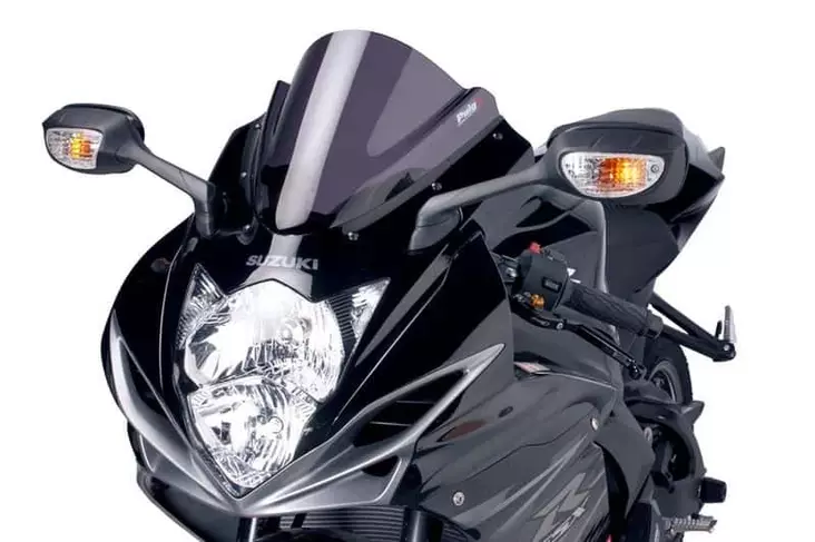 Puig Racing Screen Suzuki Gsxr6/750 11-17 C/Dark Smoke - Moottoripyörän tuulisuojat - D298764 - 1