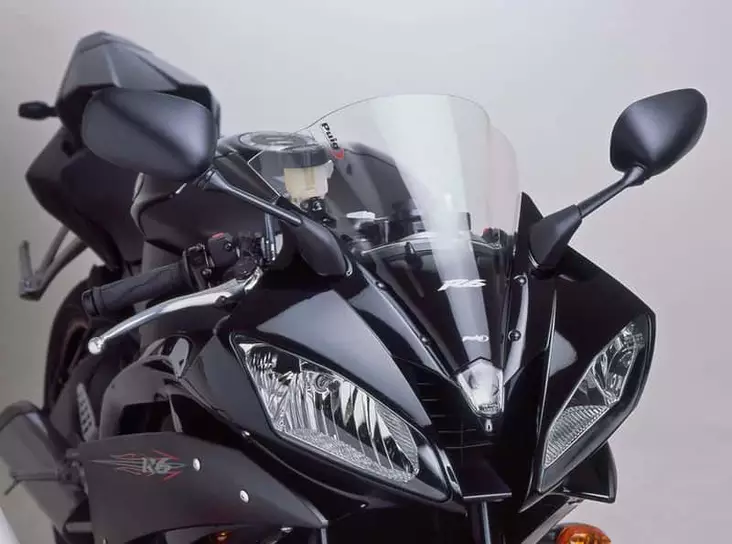 Puig Racing Screen Yamaha R6 06-07' C/Clear - Moottoripyörän tuulisuojat - D297664 - 1