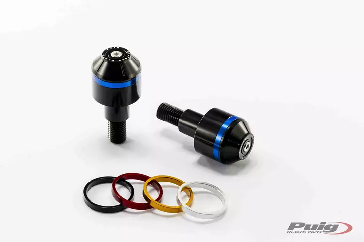 Puig Short Bar End W/Rings Bmw C600Sport/C650Gt C/Black - Moottoripyörän ohjaustangot päät - D301234 - 1