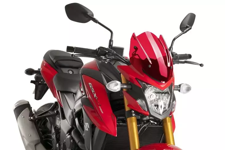 Puig Winds. N.G. Sport Suzuki Gsx-S750 17-21'' C/Red - Moottoripyörän tuulisuojat - D302554 - 1