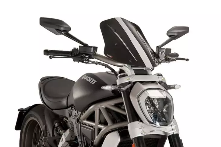 Puig Winds.New Gener. Touring Ducati X Diavel/S 16-18' - Moottoripyörän tuulisuojat - D301854 - 1