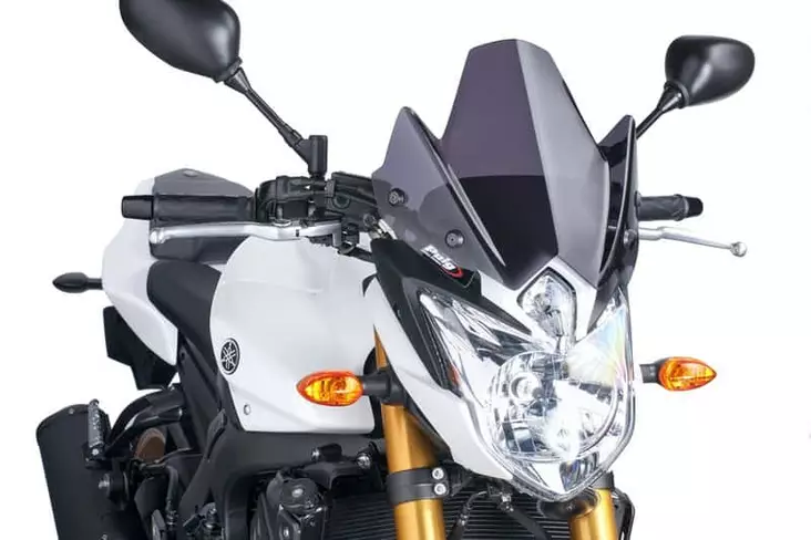 Puig Windshield New Generation Yamaha Fz8 10-16' D.Smok - Moottoripyörän tuulisuojat - D298994 - 1