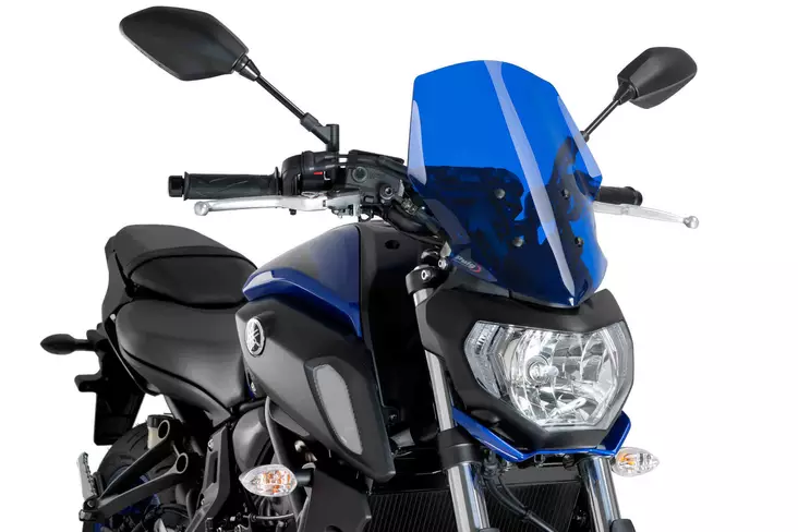 Puig Windshields N.G.Touring Yamaha Mt07 18'- C/Blue - Moottoripyörän tuulisuojat - D302904 - 1