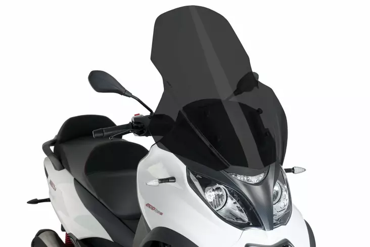 Puig Windshield V-Techline Piaggio Mp3 350 18' C/Dark S - Moottoripyörän tuulisuojat - D338274 - 1