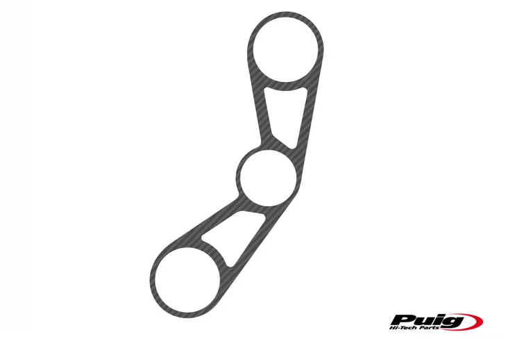 Puig Yoke Protector Carbon Look Bmw S1000Rr 10-13' - Moottoripyörän kaatumatapit - D298634 - 1